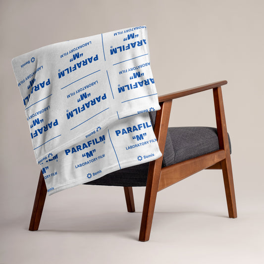 Parafilm Throw Blanket mockup
